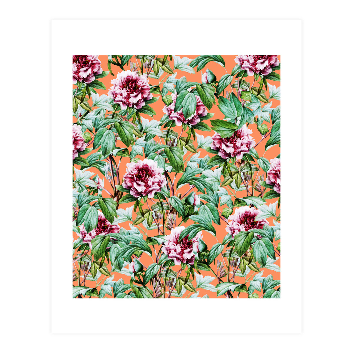 Frosty Florals || #society6 #decor #buyart (Print Only)