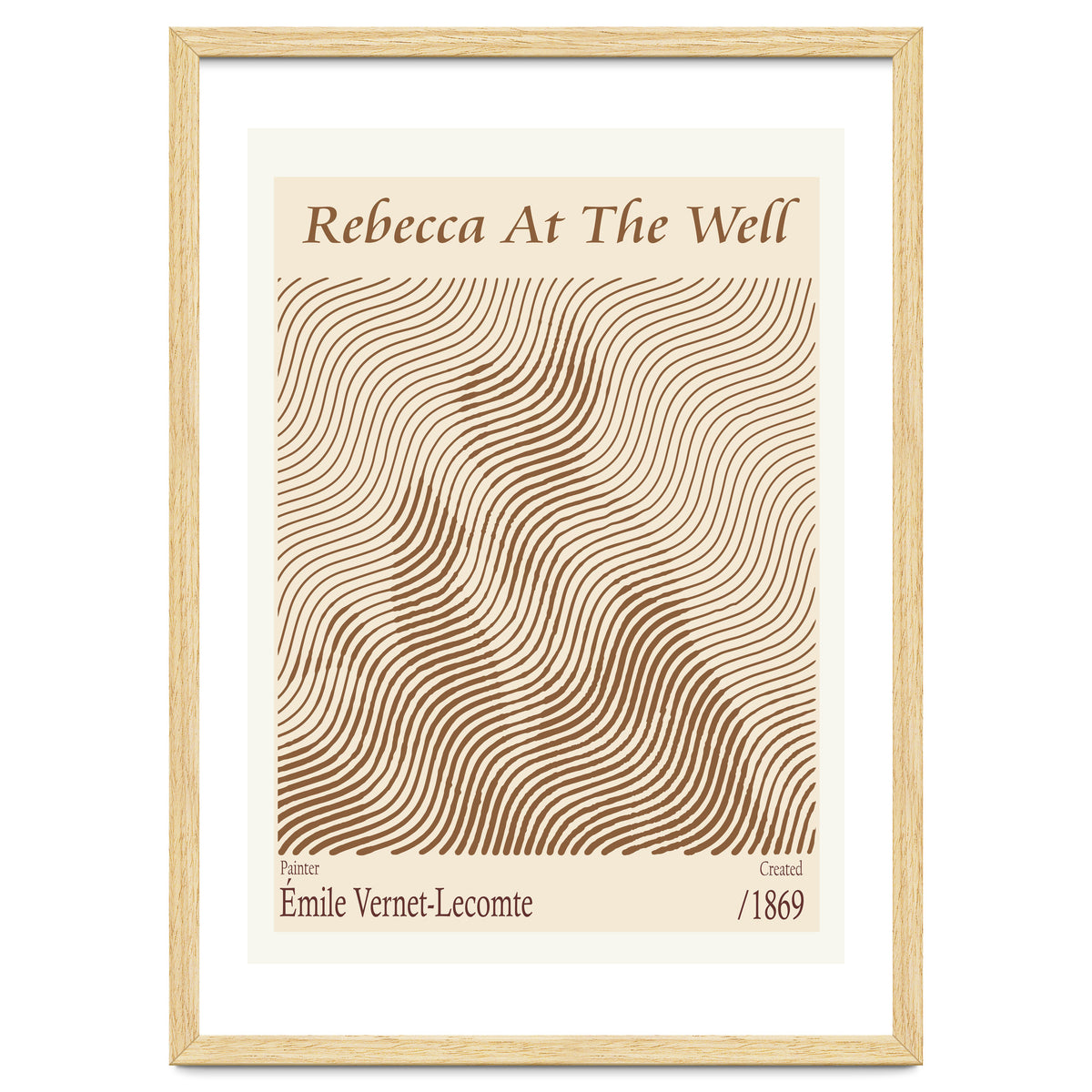 Rebecca At The Well – Émile Vernet Lecomte (1869)