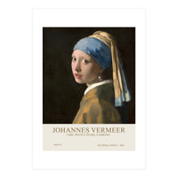 Johannes Vermer - Girl with a pearl earring (Print Only)