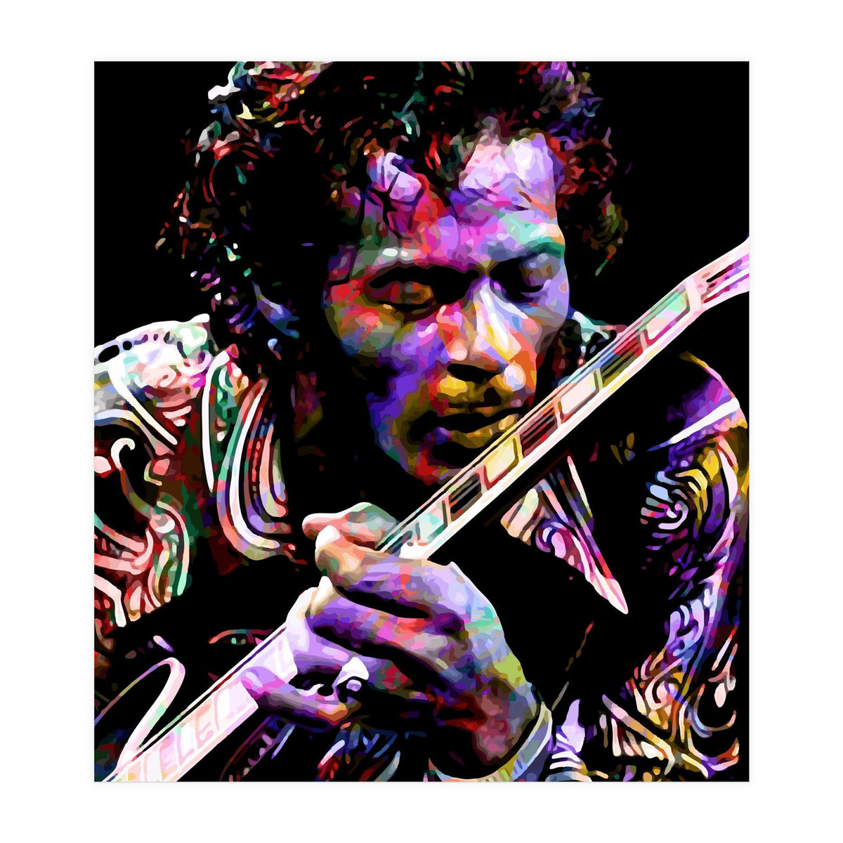 Chuck Berry Rock Guitarist Legend (Print Only)