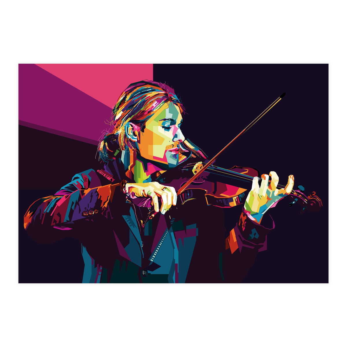 David Garrett Style WPAP (Print Only)