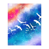 Spread Your Wings, Birds Freedom Fly Painting (Print Only) thumbnail