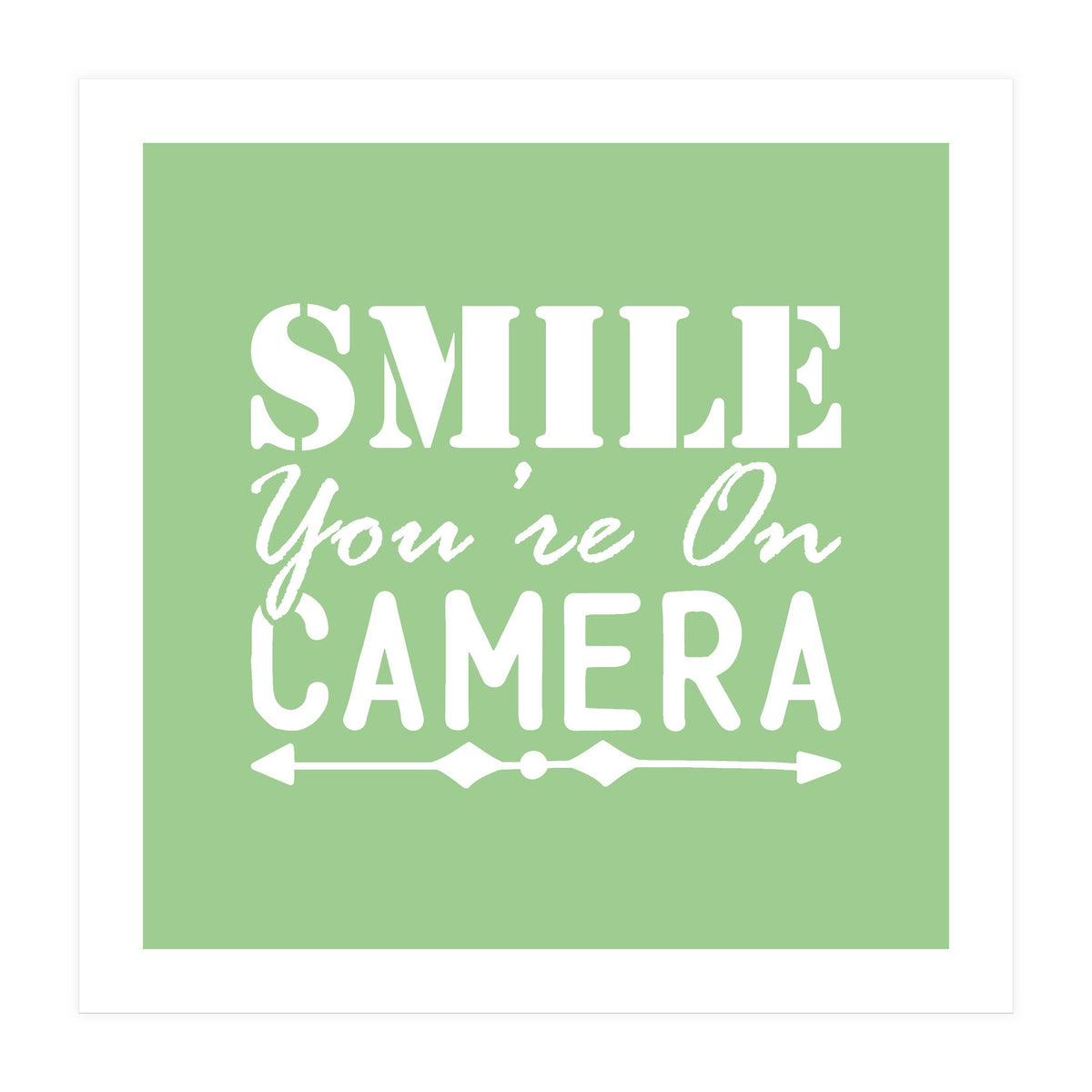 Smile You`re On Camera (Print Only)