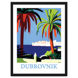 Dubrovnik, The Fortress and Palm Trees thumbnail