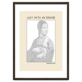 Lady With An Ermine – Leonardo Da Vinci Ascii Art thumbnail