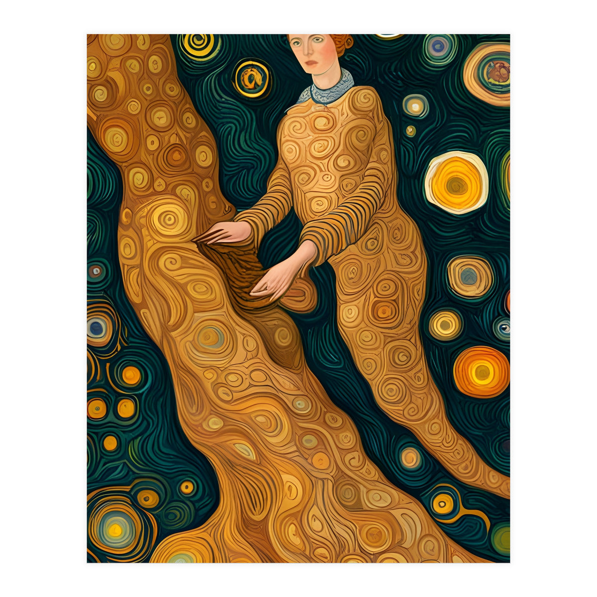 Artificial Masterworks - Klimt van Gogh (Print Only)