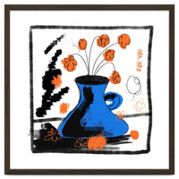 blue vase