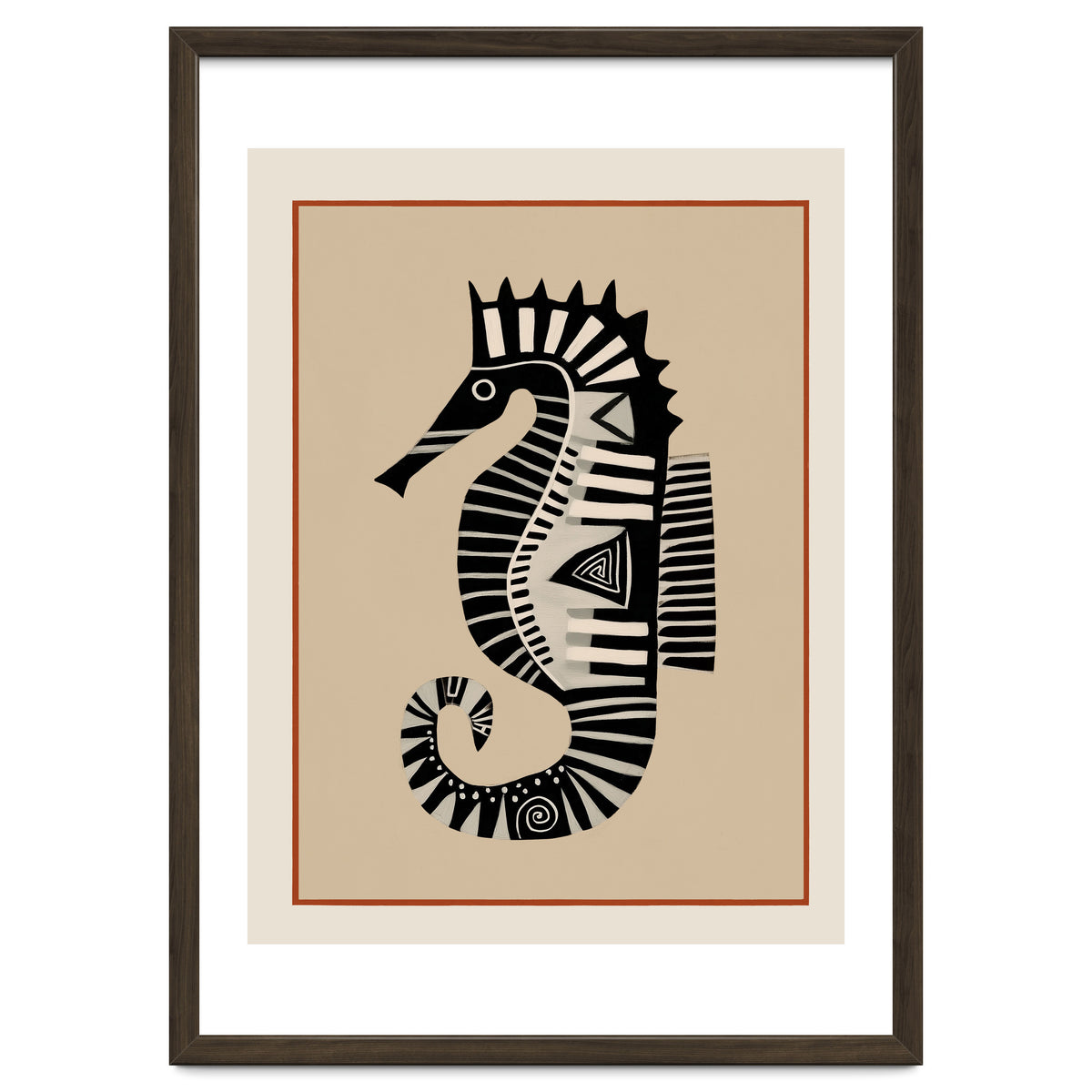 Striped Seahorse II