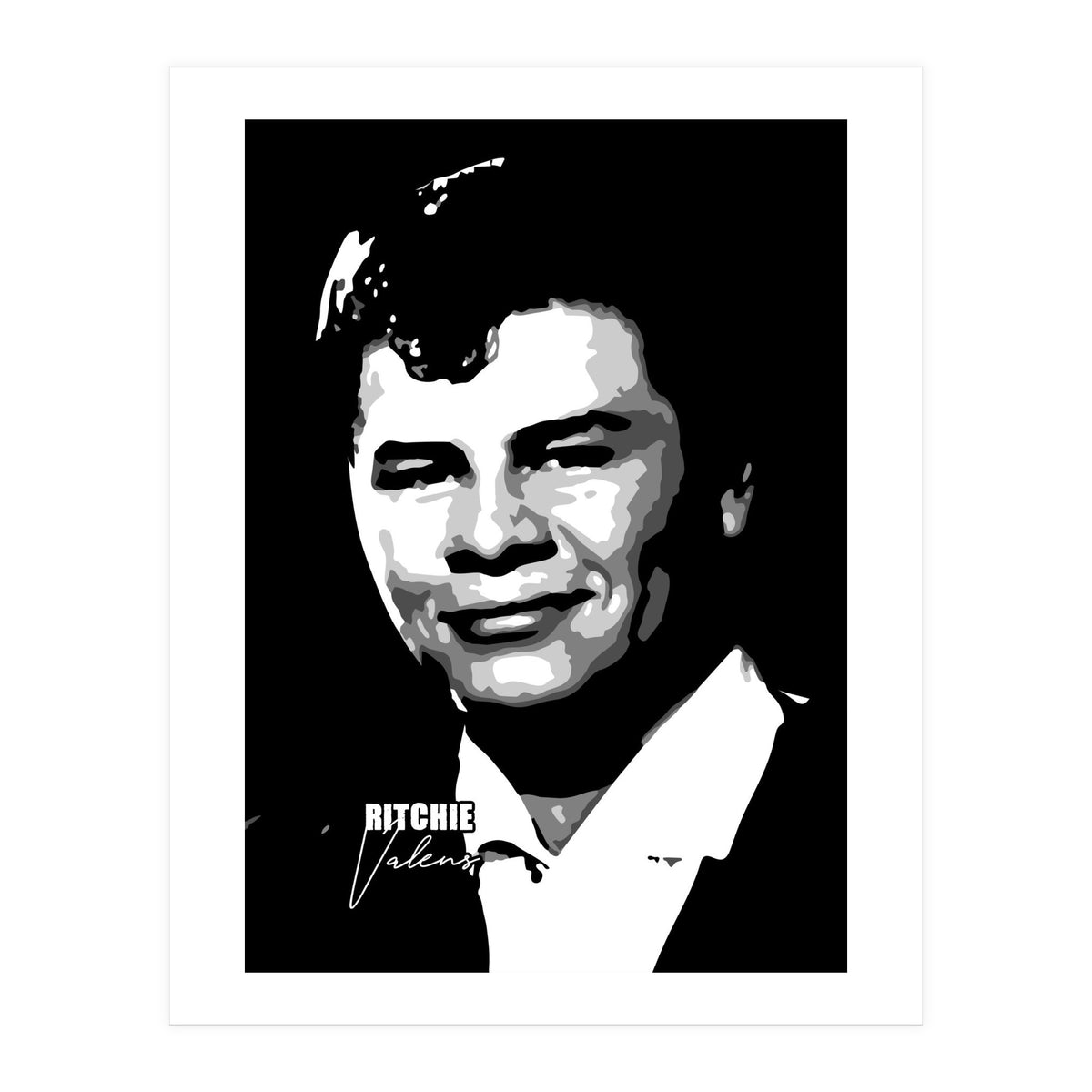 Ritchie Valens American Rock Musician Legend (Print Only)