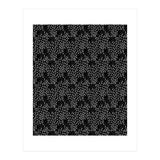 Black Floral Pattern (Print Only) thumbnail