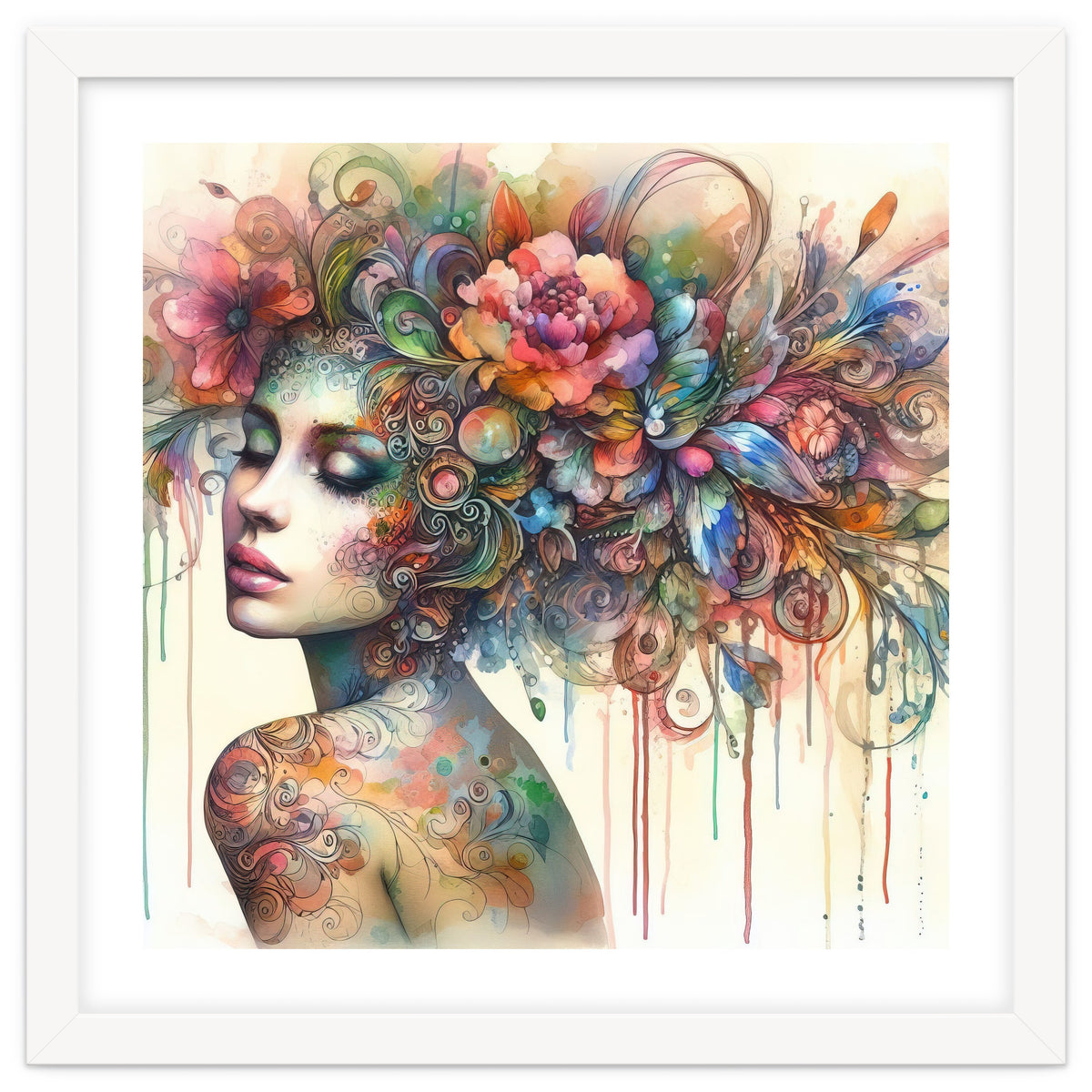 Dreamer with Floral Crown