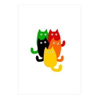 A Bunch Of Cats (Print Only)