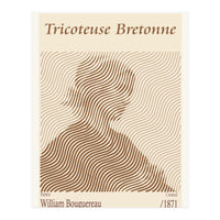 Tricoteuse Bretonne William Bouguereau (1871) (Print Only)
