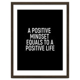 A positive mindset equals to a positive life thumbnail