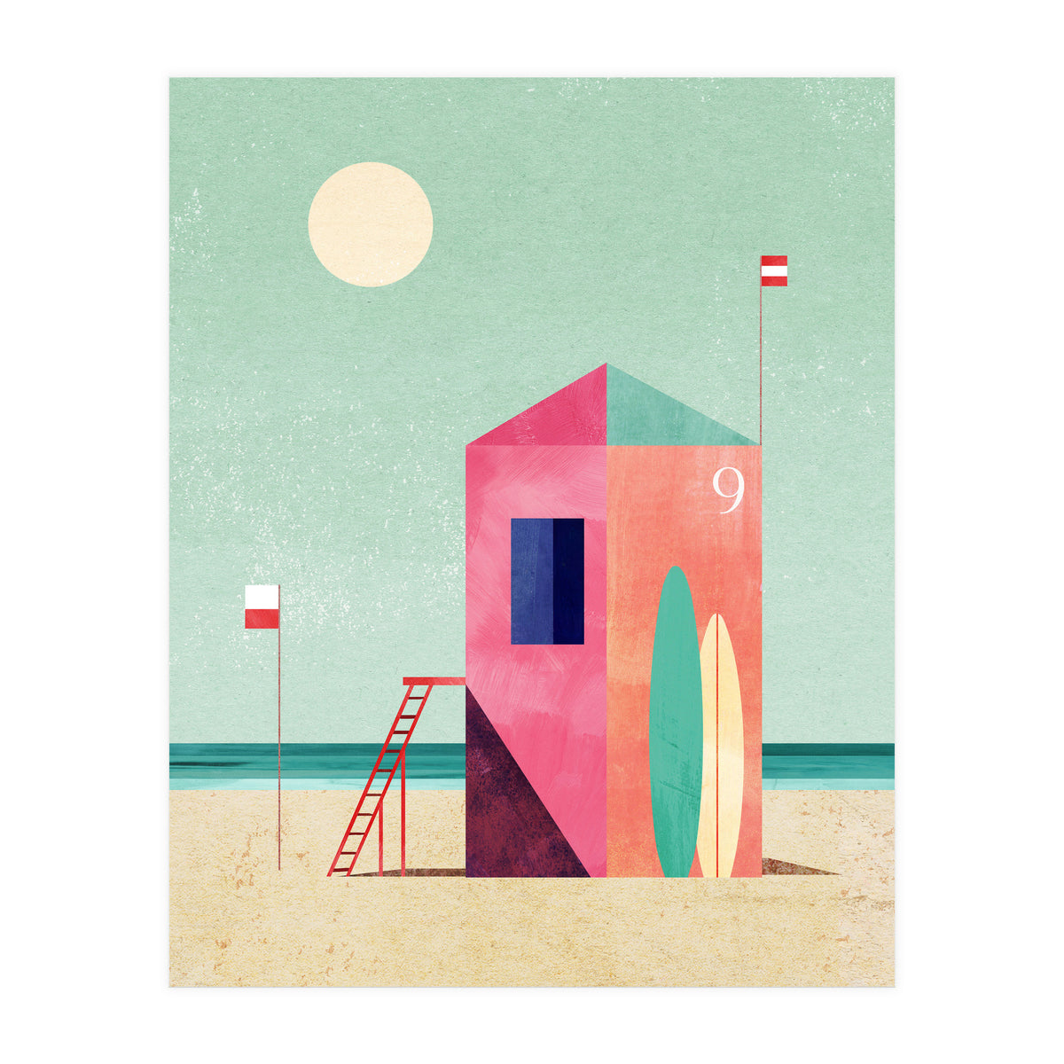 Surf Hut (Print Only)