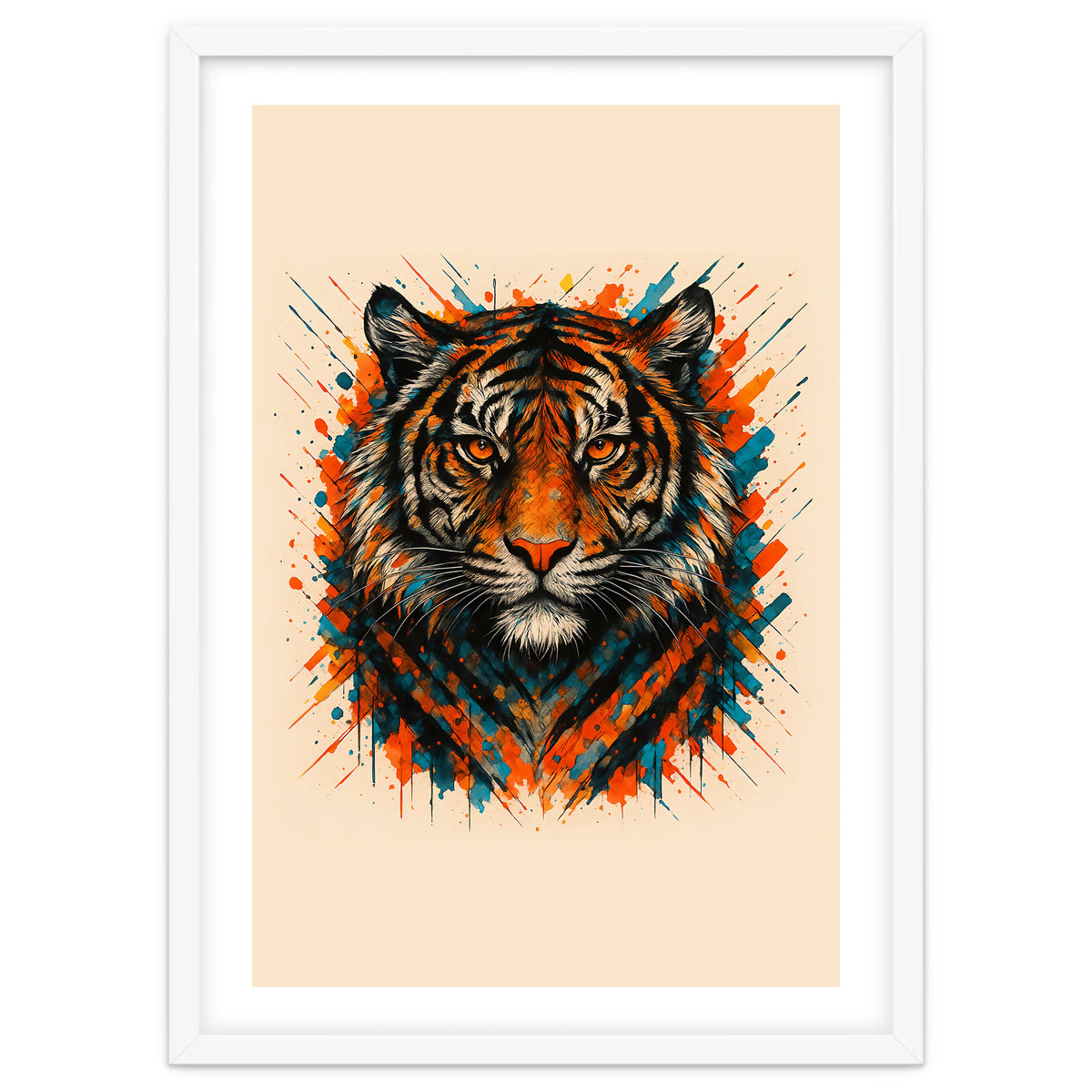 Tiger Animal Watercolor