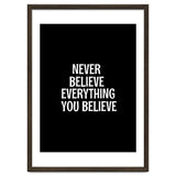 Never believe everything you believe thumbnail