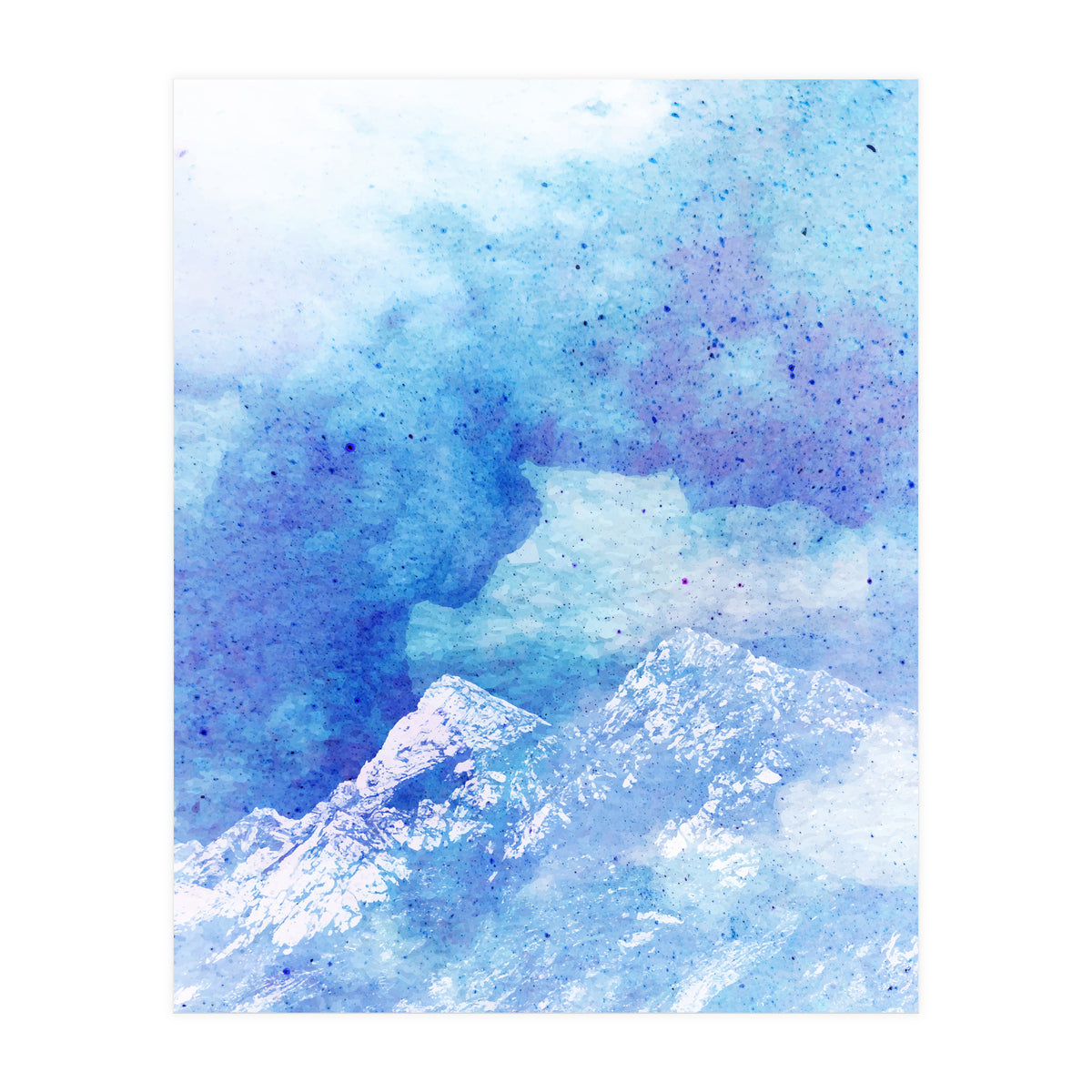 Snowy Mountain (Print Only)
