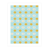 Minimalist Finn And Jake Seamless Cartoon Pattern (Print Only) thumbnail
