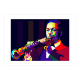 John Coltrane Jazz Musician Pop Art WPAP (Print Only) thumbnail