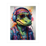 Alligator In Headphones Music (Print Only) thumbnail
