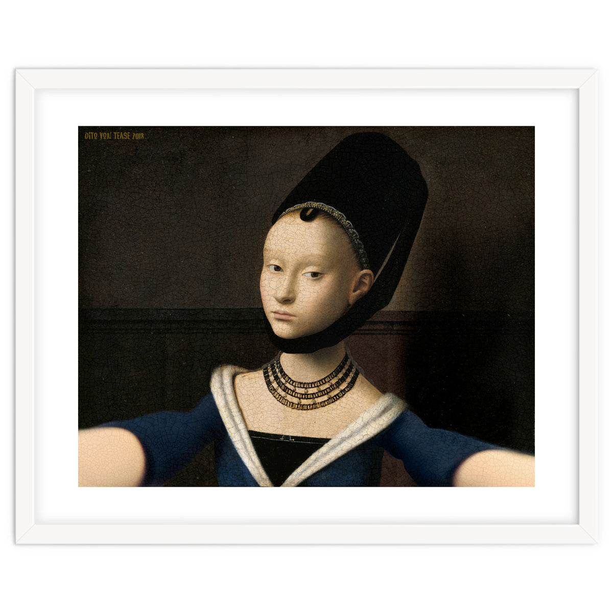 Petrus Christus  - Young Woman - Selfie