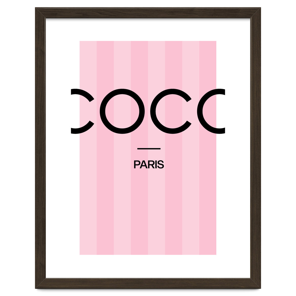 Paris Fashion Quote Art, Coco Chanel, Chic Decor