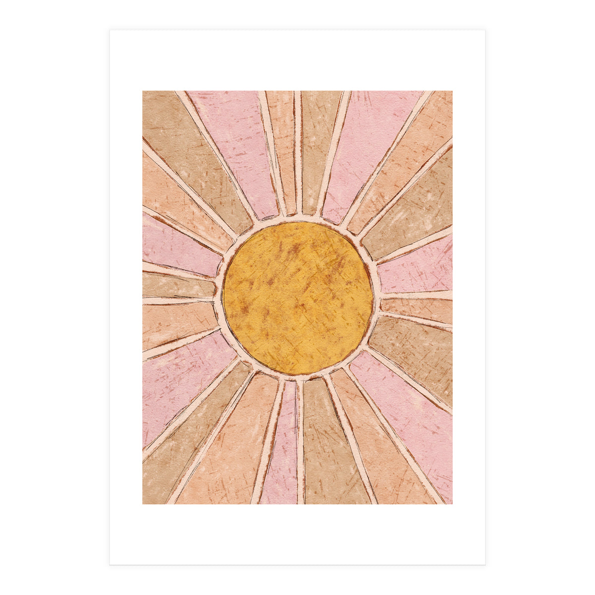 Seventies Retro Sunshine (Print Only)