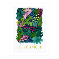 La Botanique, Botanical Garden, Colorful Jungle Print, Boho FLower Market (Print Only)