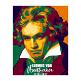 Ludwig Van Beethoven Colorful Art (Print Only) thumbnail