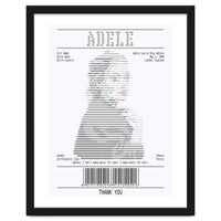 Receipt Art Adele