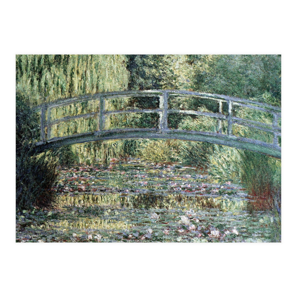 The Waterlily Pond: Green Harmony - 1899 - 89x93,5 cm - oil on canvas. (Print Only)