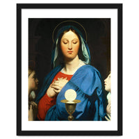 Jean Auguste Dominique Ingres / 'The Virgin Mary Prays to the Host', 1866.