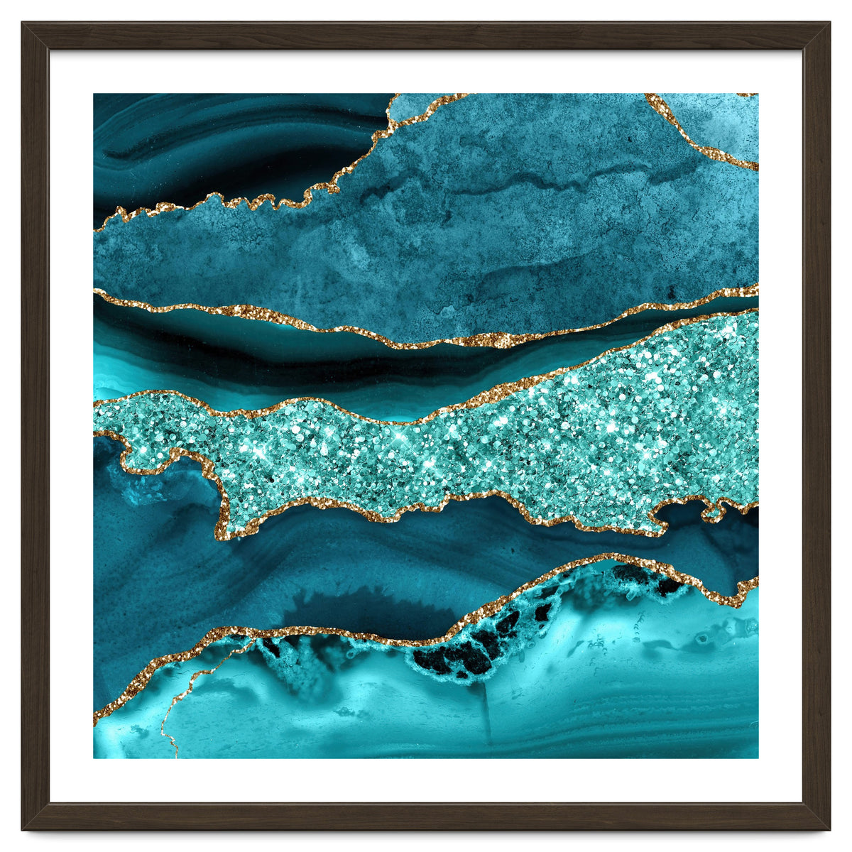 Agate Glitter Ocean Texture 12