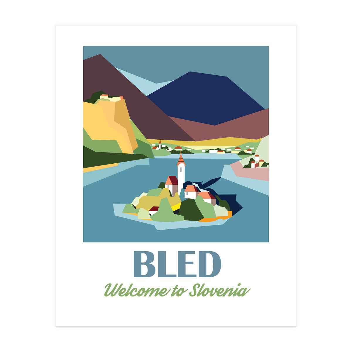 Bled, Welcome To Slovenia (Print Only)