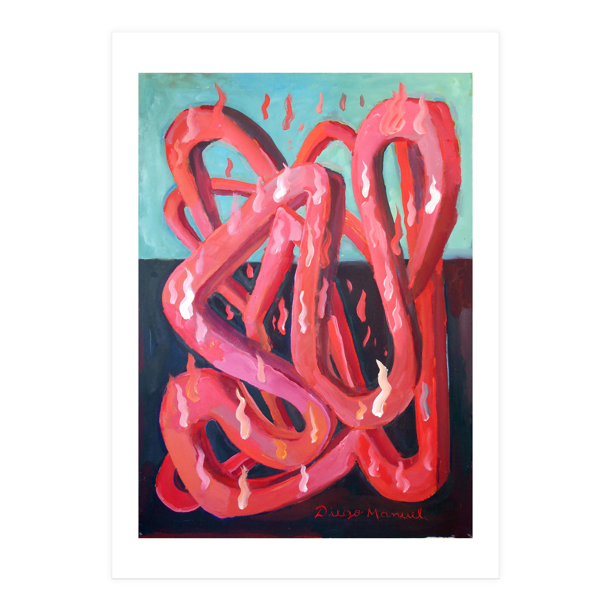 Formas En El Fuego 2 (Print Only)