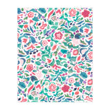 Primitive Flowers Green Coral (Print Only) thumbnail