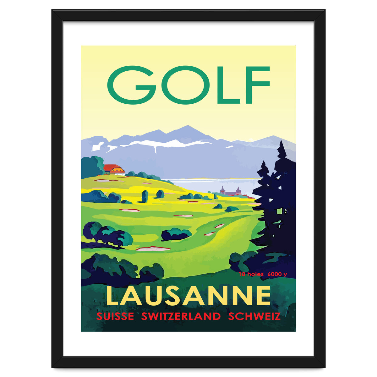 Golf in Lausanne, Switzerland