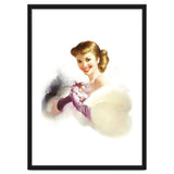 Beautiful Smiling Lady In White thumbnail