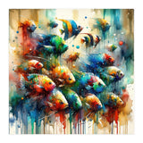Colorful Aquarium Fish (Print Only) thumbnail
