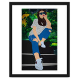 A Girl Sitting On A Step thumbnail