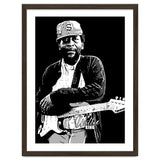 Willie King American Blues Musician in Grayscale thumbnail