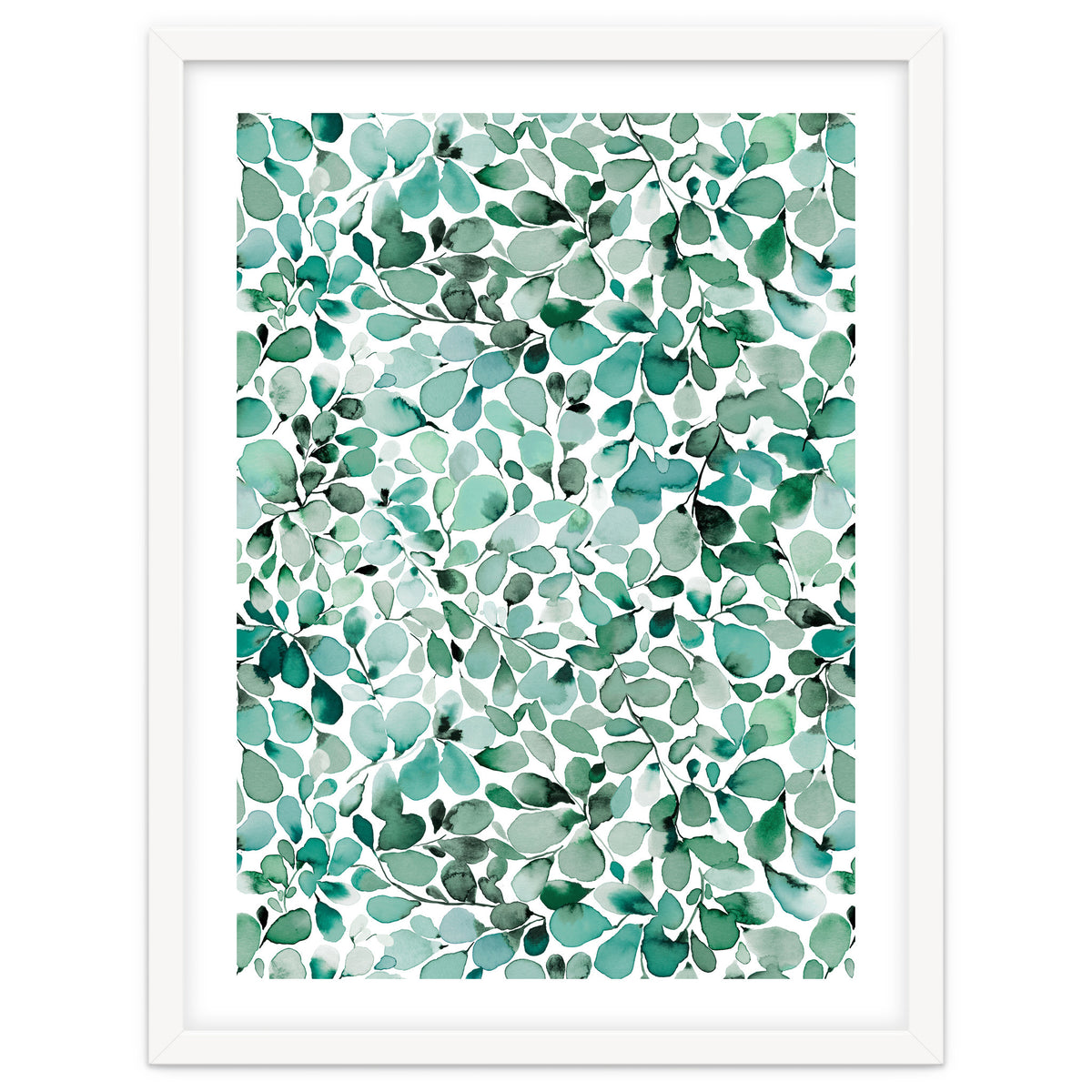 Leaffy Eucalyptus Botanical Leaves Green