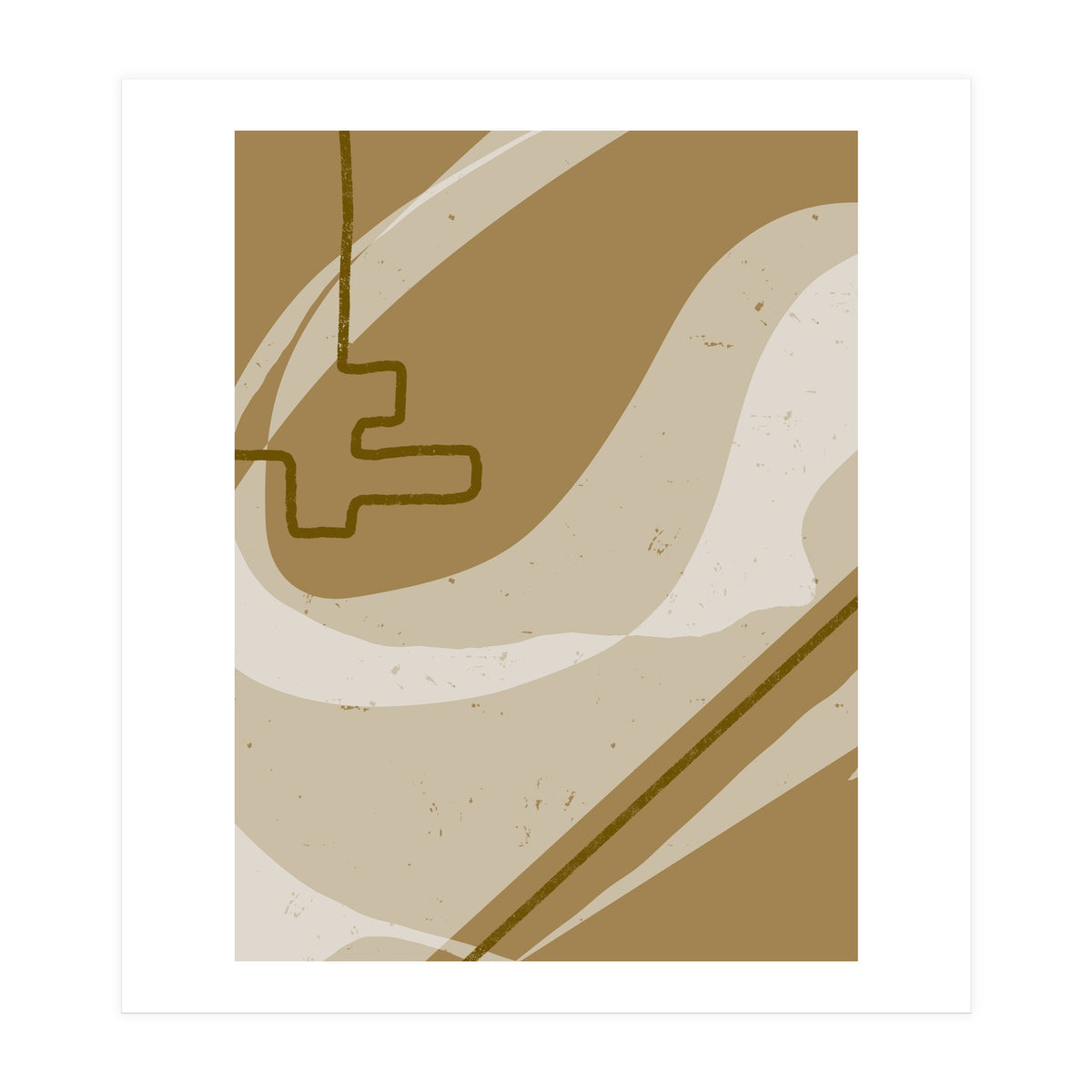 Harmony of Earth and Lines (Print Only)