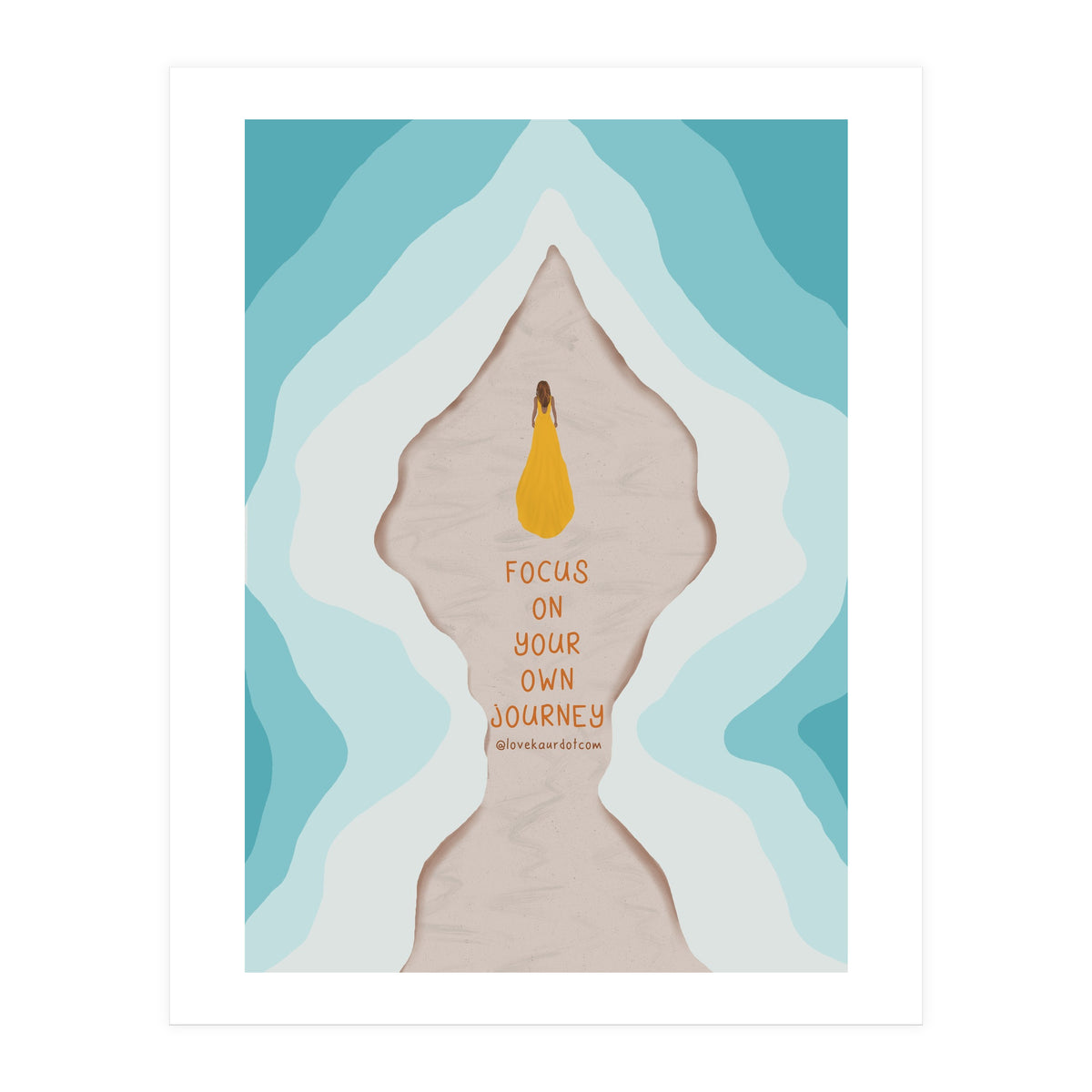 Focus On Your Own Journey (Print Only)