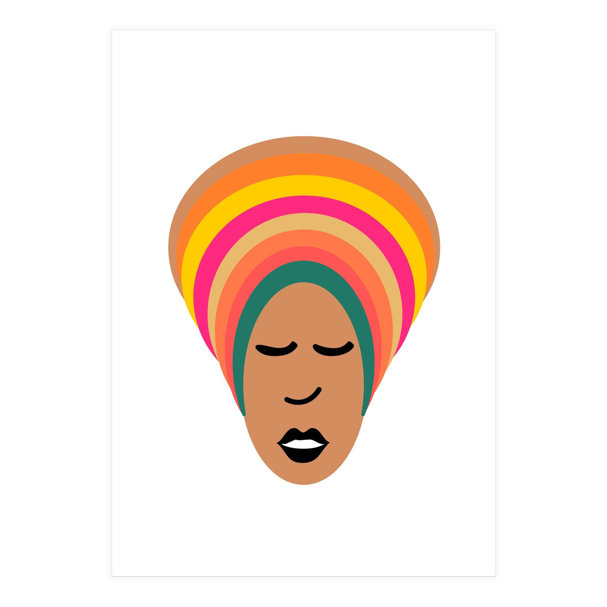 Beutiful Black African Woman (Print Only)