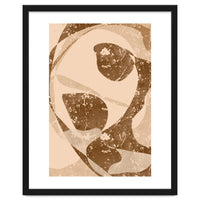 Abstract Brown Scratch