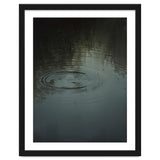 Moody Rain Puddle Ripples Oil Painting thumbnail