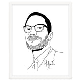 Malcolm X Illustration thumbnail