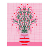 Heart Flowers Vase (Print Only) thumbnail